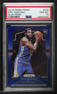 2019-20 Panini Prizm - [Base] - Blue Prizm #279 - Rookie - Eric Paschall /199 [PSA 10 GEM MT]