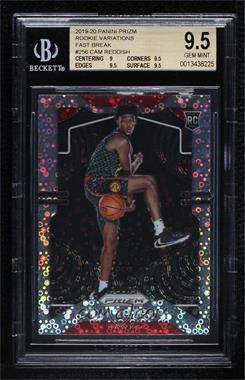 2019-20 Panini Prizm - [Base] - Fast Break Prizm #256.2 - Rookie Variation - Cam Reddish (Ball Between Legs) [BGS 9.5 GEM MINT]