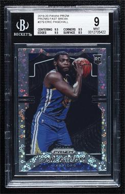 2019-20 Panini Prizm - [Base] - Fast Break Prizm #279 - Rookie - Eric Paschall [BGS 9 MINT]