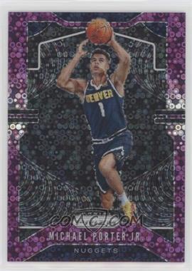 2019-20 Panini Prizm - [Base] - Fast Break Purple Prizm #88 - Michael Porter Jr. /75