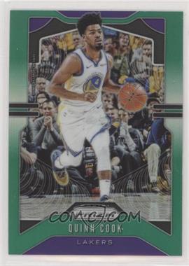 2019-20 Panini Prizm - [Base] - Green Prizm #105 - Quinn Cook