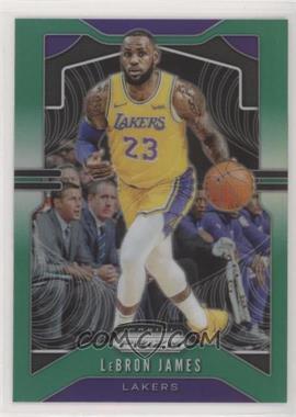 2019-20 Panini Prizm - [Base] - Green Prizm #129 - LeBron James