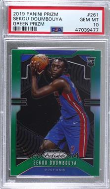 2019-20 Panini Prizm - [Base] - Green Prizm #261 - Rookie - Sekou Doumbouya [PSA 10 GEM MT]