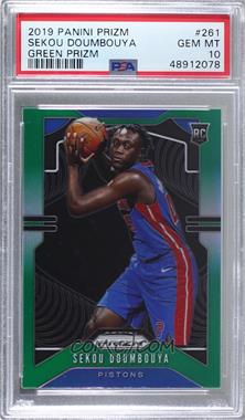 2019-20 Panini Prizm - [Base] - Green Prizm #261 - Rookie - Sekou Doumbouya [PSA 10 GEM MT]