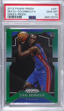 2019-20 Panini Prizm - [Base] - Green Prizm #261 - Rookie - Sekou Doumbouya [PSA 10 GEM MT]