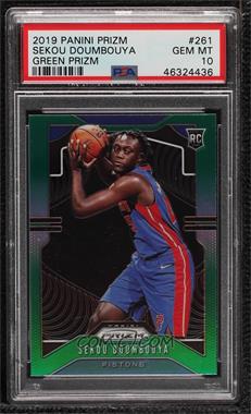 2019-20 Panini Prizm - [Base] - Green Prizm #261 - Rookie - Sekou Doumbouya [PSA 10 GEM MT]