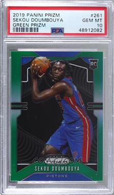 2019-20 Panini Prizm - [Base] - Green Prizm #261 - Rookie - Sekou Doumbouya [PSA 10 GEM MT]