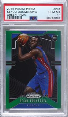 2019-20 Panini Prizm - [Base] - Green Prizm #261 - Rookie - Sekou Doumbouya [PSA 10 GEM MT]