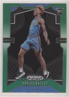 2019-20 Panini Prizm - [Base] - Green Prizm #289 - Rookie - Darius Bazley