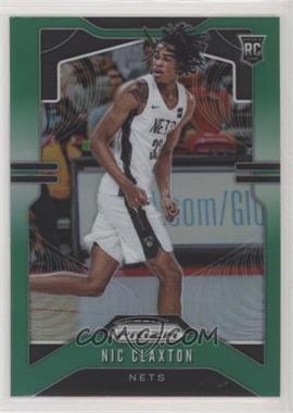 2019-20 Panini Prizm - [Base] - Green Prizm #292 - Rookie - Nicolas Claxton