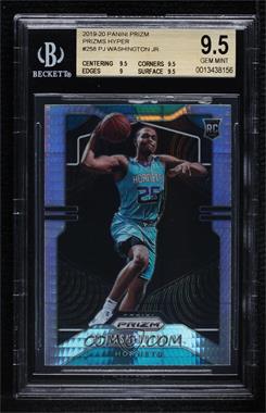 2019-20 Panini Prizm - [Base] - Hyper Prizm #258 - Rookie - PJ Washington Jr. [BGS 9.5 GEM MINT]