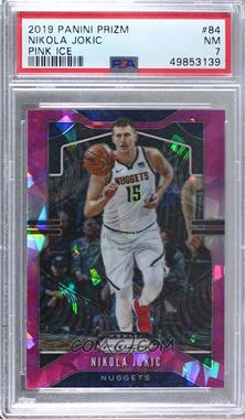 2019-20 Panini Prizm - [Base] - Pink Ice Prizm #84 - Nikola Jokic [PSA 7 NM]