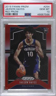 2019-20 Panini Prizm - [Base] - Red Prizm #254 - Rookie - Jaxson Hayes /299 [PSA 10 GEM MT]