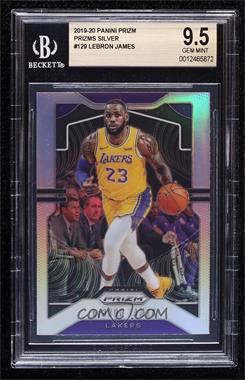 2019-20 Panini Prizm - [Base] - Silver Prizm #129 - LeBron James [BGS 9.5 GEM MINT]