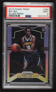 2019-20 Panini Prizm - [Base] - Silver Prizm #282 - Rookie - Bol Bol [PSA 9 MINT]