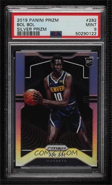 2019-20 Panini Prizm - [Base] - Silver Prizm #282 - Rookie - Bol Bol [PSA 9 MINT]