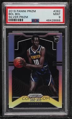 2019-20 Panini Prizm - [Base] - Silver Prizm #282 - Rookie - Bol Bol [PSA 9 MINT]