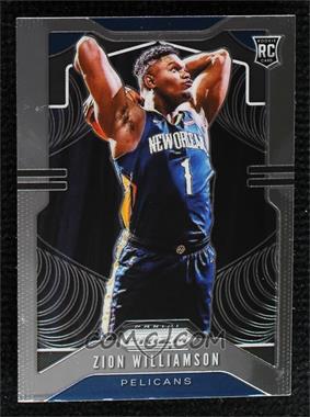 2019-20 Panini Prizm - [Base] #248.1 - Rookie - Zion Williamson (Ball Behind Head)