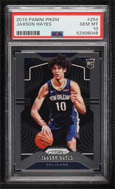 2019-20 Panini Prizm - [Base] #254.1 - Rookie - Jaxson Hayes (Dribbling) [PSA 10 GEM MT]