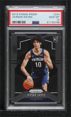 2019-20 Panini Prizm - [Base] #254.1 - Rookie - Jaxson Hayes (Dribbling) [PSA 10 GEM MT]