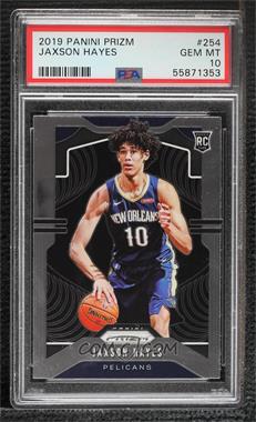 2019-20 Panini Prizm - [Base] #254.1 - Rookie - Jaxson Hayes (Dribbling) [PSA 10 GEM MT]