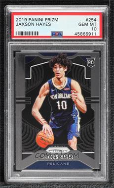 2019-20 Panini Prizm - [Base] #254.1 - Rookie - Jaxson Hayes (Dribbling) [PSA 10 GEM MT]