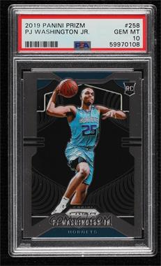 2019-20 Panini Prizm - [Base] #258.1 - Rookie - PJ Washington Jr. (Ball in Right Hand) [PSA 10 GEM MT]