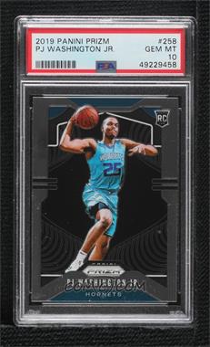 2019-20 Panini Prizm - [Base] #258.1 - Rookie - PJ Washington Jr. (Ball in Right Hand) [PSA 10 GEM MT]