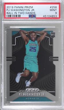 2019-20 Panini Prizm - [Base] #258.2 - Rookie Variation - PJ Washington Jr. (Both Hands on Ball) [PSA 9 MINT]