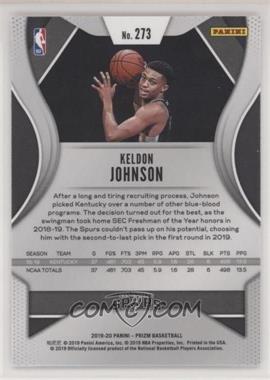 2019-20 Panini Prizm - [Base] #273 - Keldon Johnson - Courtesy of COMC.com