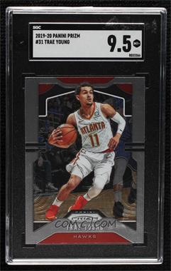 2019-20 Panini Prizm - [Base] #31 - Trae Young [SGC 9.5 Mint+]