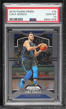 2019-20 Panini Prizm - [Base] #75 - Luka Doncic [PSA 10 GEM MT]