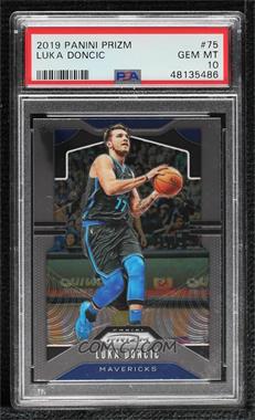 2019-20 Panini Prizm - [Base] #75 - Luka Doncic [PSA 10 GEM MT]