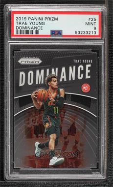 2019-20 Panini Prizm - Dominance #25 - Trae Young [PSA 9 MINT]