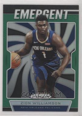 2019-20 Panini Prizm - Emergent - Green Prizm #7 - Zion Williamson