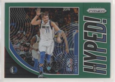 2019-20 Panini Prizm - Get Hyped! - Green Prizm #6 - Luka Doncic [EX to NM]