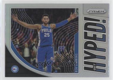 2019-20 Panini Prizm - Get Hyped! - Silver Prizm #9 - Ben Simmons