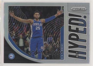 2019-20 Panini Prizm - Get Hyped! - Silver Prizm #9 - Ben Simmons