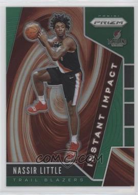 2019-20 Panini Prizm - Instant Impact - Green Prizm #19 - Nassir Little