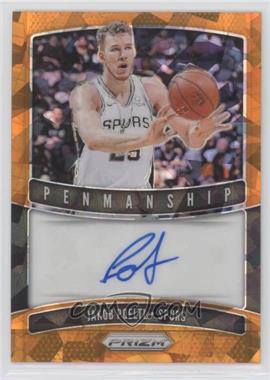 2019-20 Panini Prizm - Penmanship - Orange Ice Prizm #PM-JKP - Jakob Poeltl