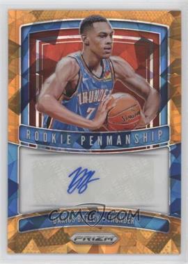 2019-20 Panini Prizm - Rookie Penmanship - Orange Ice Prizm #RP-DBZ - Darius Bazley