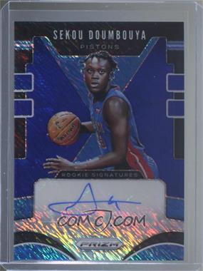 2019-20 Panini Prizm - Rookie Signatures - 1st Off the Line Blue Shimmer #RS-SKD - Sekou Doumbouya