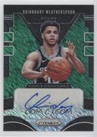 Quinndary Weatherspoon [EX to NM] #/25