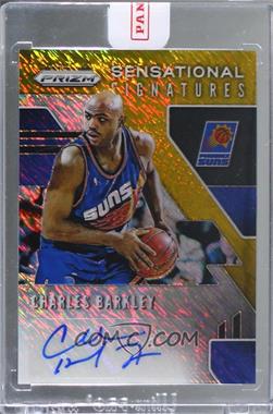 2019-20 Panini Prizm - Sensational Signatures - 1st Off the Line Gold Shimmer #SS-CBK - Charles Barkley /10 [Uncirculated]