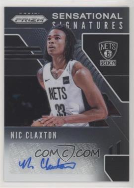 2019-20 Panini Prizm - Sensational Signatures #SS-NCL - Nicolas Claxton