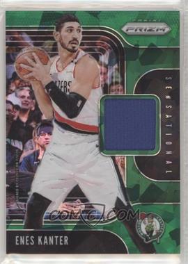 2019-20 Panini Prizm - Sensational Swatches Jersey - Green Ice #SS-EKT - Enes Kanter /56