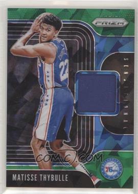 2019-20 Panini Prizm - Sensational Swatches Jersey - Green Ice #SS-MTY - Matisse Thybulle /56