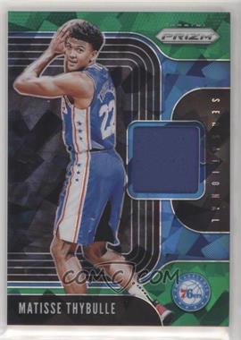 2019-20 Panini Prizm - Sensational Swatches Jersey - Green Ice #SS-MTY - Matisse Thybulle /56