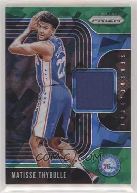 2019-20 Panini Prizm - Sensational Swatches Jersey - Green Ice #SS-MTY - Matisse Thybulle /56