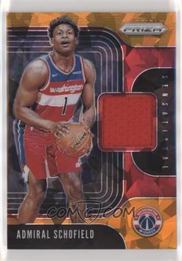 2019-20 Panini Prizm - Sensational Swatches Jersey - Orange Ice #SS-ASC - Admiral Schofield